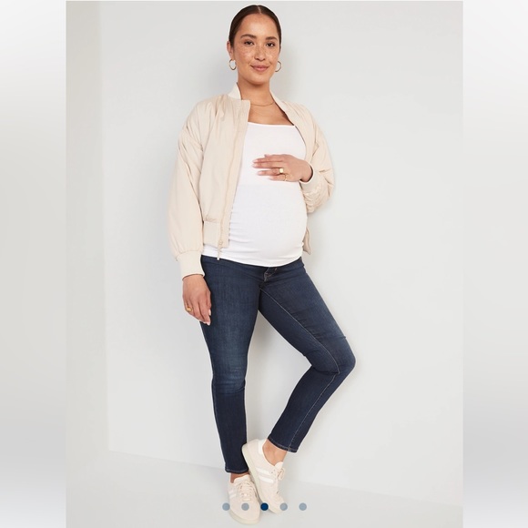 old navy maternity full panel skinny jeans - Picture 1 of 8